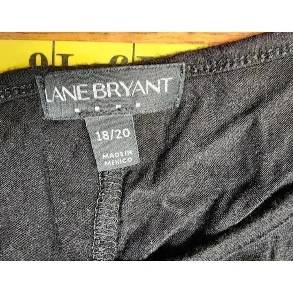 Lane Bryant "Live More Worry Less" Short Sleeve Plus Size 18/20 Top - Picture 5 of 5